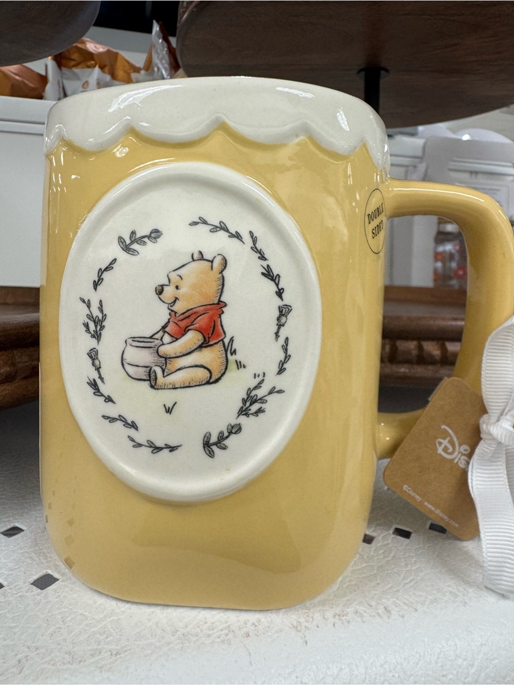Disney Winnie the Pooh Yellow Rae Dunn Mug